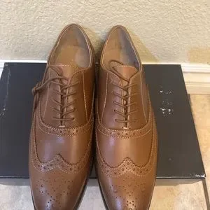 Polo Ralph Lauren Men’s Damon Tan Burnished Leather Dress Shoes Size D New Polo Ralph Lauren Men main image 3